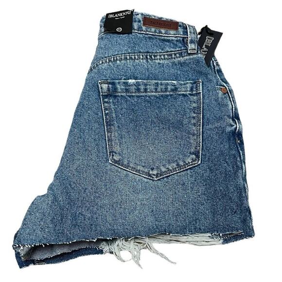 BLANK NYC  DESTRESS  DENIM SHORTS Sz 27 NWT - Picture 4 of 8